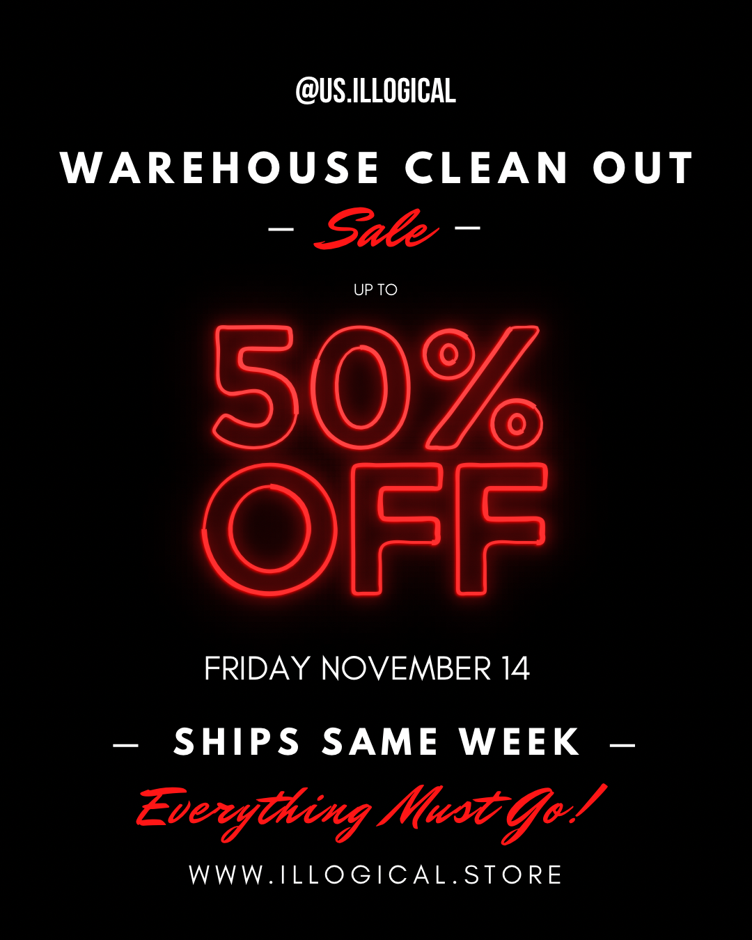 Warehouse Sale
