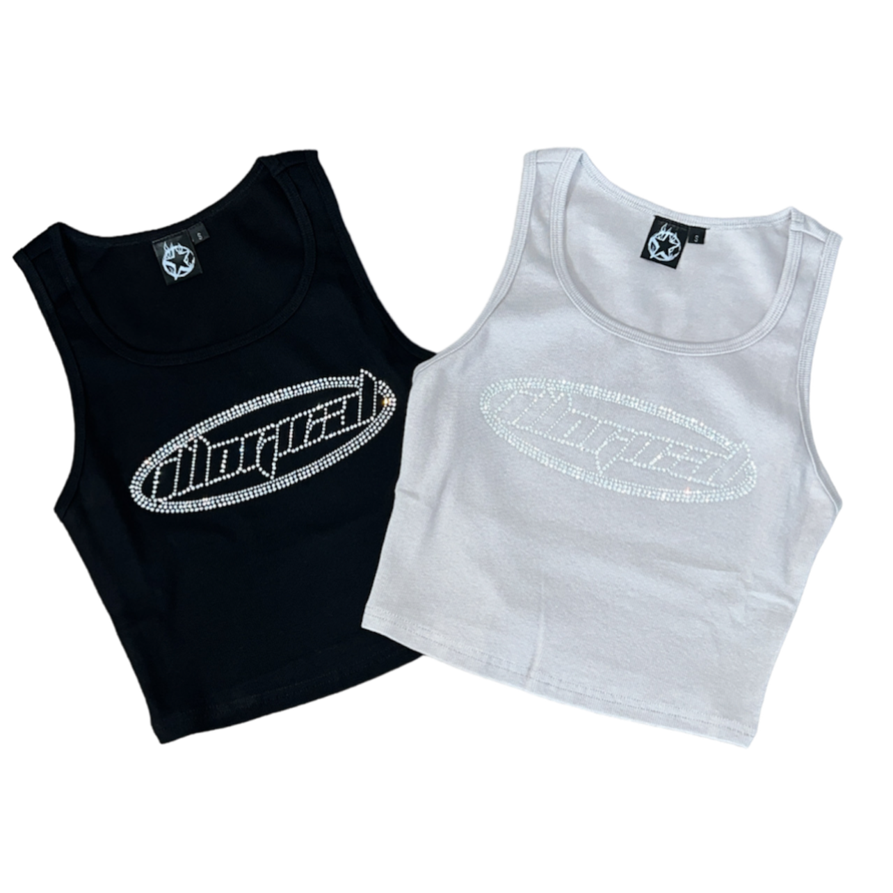 Basic Logo Cropped Tanks